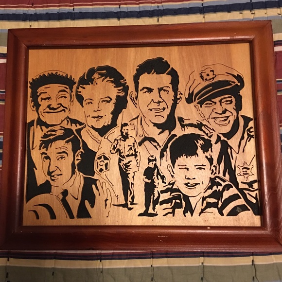 😳 Rare Unique Mayberry Scroll Art 🖼 - Picture 2 of 8